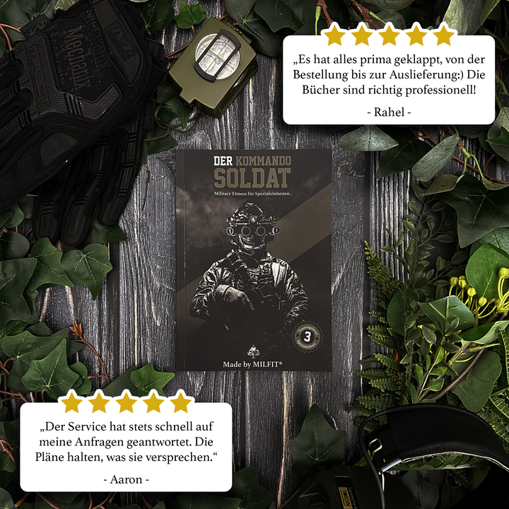 Der Kommandosoldat - Military Fitness Trainingsplan (Level 3)